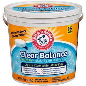 lot 639 image: Arm & Hammer Clear Balance Swimming Pool Maintenance Tablets 16 Count