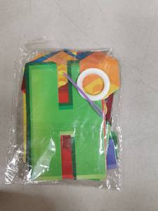 lot 914 image: Happy Birthday Banner