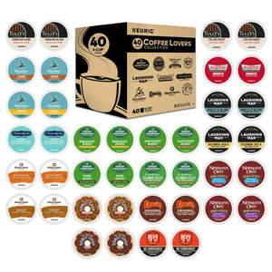 lot 2456 image: Keurig Coffee Lovers Collection Sampler Pack, Single-Serve K-Cup Pods, Compatible with all Keurig 1.0Classic, 2.0 and K-Caf� Coffee Makers, Variety Pack, 40 Count (B071Z8LD77)