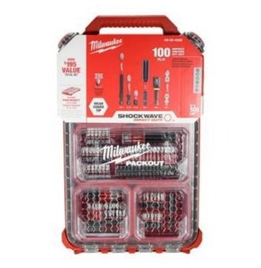 lot 950 image: Milwaukee 100 pc Shockwave Impact Duty Steel Screw Driver Bit Set 48-32-4082
