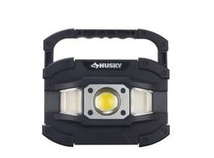 lot 1245 image: Husky 1200 Lumens Broad Range Utility LED Light, Black