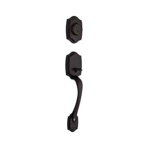 lot 2533 image: Kwikset Belleview Sgl Cyl Handleset with Cove Knob in VB