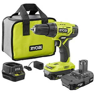 lot 3586 image: Ryobi P215K1 18-Volt ONE Lithium-Ion Cordless 12 in. DrillDriver Kit