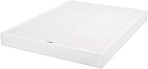 lot 1224 image: Amazon Basics Smart Box Spring Bed Base, 5-Inch Mattress Foundation - King Size, Tool-Free Easy Assembly (B07K6F34M7), 79 x 75.5