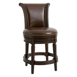lot 1226 image: NewRidge Home Chapman Counter Height Swivel Barstool