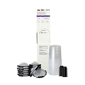 lot 3578 image: 3M PPS 2.0 Paint Spray Gun System Refill Kit with Lids and Liners, 26173, Standard, 22 Ounces, 200-Micron Filter, Use for Cars, Furniture, Home and more,12 Disposable Lids and Liners,16 Sealing Plugs (B001UNXE68)