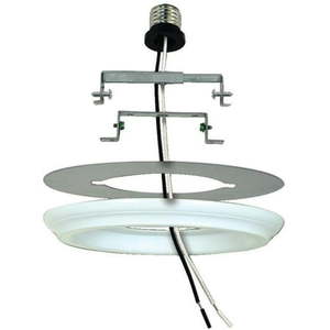 lot 3606 image: Westinghouse 0101100 White Plastic Recessed Lighting Converter