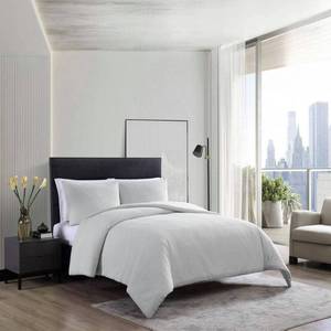 lot 686 image: Vera Wang Waffle Pique Cotton Duvet Cover Set- Retail$106.99