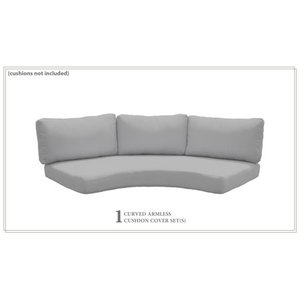 lot 699 image: Outdoor Covers for Low-back Curved Armless Sofa Cushions- Retail$179.49