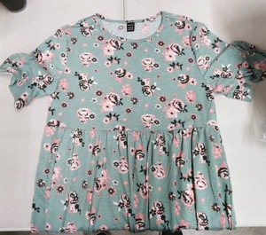 lot 927 image: Green and Pink Floral Shein Womens Dress Size Large