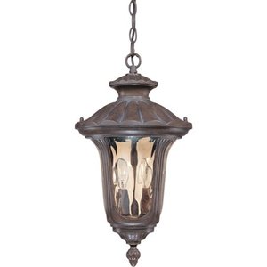 lot 2479 image: Nuvo Lighting 602008 Two Light Up Lighting Outdoor Pendant From The Fruitwood Collection