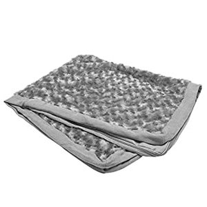 lot 2484 image: Furhaven Replacement Pet Bed Cover - Classic Cushion Ultra Plush Curly Fur Washable Dog Bed Mat Cover, Gray, Large (B07XFFRL7Y)