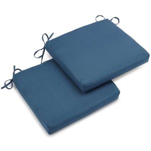 lot 2495 image: Blazing Needles 20-inch Indoor Chair Cushion (Set of 2)