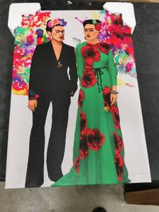 lot 2569 image: iCanvas Frida Kahlo Lovers By Ana Paula Hoppe Canvas Print 26x18