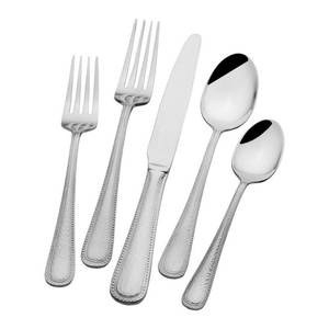 lot 3622 image: Halston 42 Piece Flatware Set, Service for 8