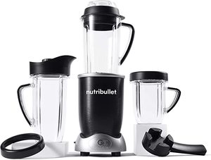 lot 636 image: Restored NutriBullet RN17-0701 Rx Shakes Smoothies Food Prep and Frozen Blending 45 Ounces 1700 Watts Personal Blender Black (Refurbished)