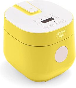 lot 886 image: GreenLife Rice Cooker - Yellow