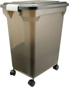 lot 889 image: IRIS Pet Food Storage Holds 42 lbs of Dry Pet Food (NO LID)