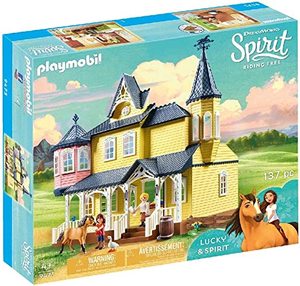 lot 902 image: Playmobil Spirit Riding Free Toy House (MAY BE INCOMPLETE)