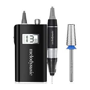 lot 1058 image: MelodySusie Professional Rechargeable 30000 RPM Nail Drill, Portable Electric E File Scamander, Acrylic Gel Grinder Tools with 6 Bits and Sanding Bands for Manicure Pedicure Shape Carve Polish