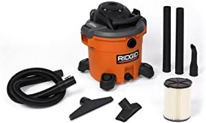 lot 2517 image: RIDGID 12 Gal 5.0-Peak HP NXT WetDry Shop Vacuum wFilter, Hose & Accessories