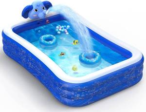 lot 1218 image: Hamdol Blue Elephant Pool Inflatable