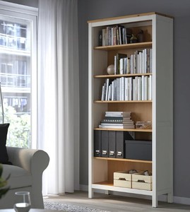 lot 1220 image: Hemnes 90 x 197cm Book Shelf, Parts Only