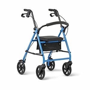lot 3573 image: Guardian 6 Steel Rollator Light Blue
