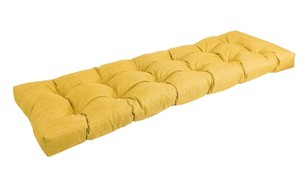 lot 693 image: 55x19 Tufted Solid Outdoor Cushion