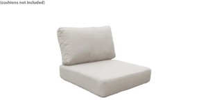 lot 696 image: Low Back 6 Inch Chair Cushion Covers, Set Of 7