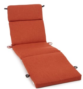 lot 2549 image: Blazing Needles 72 All Weather Outdoor Cushions Red