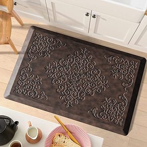 lot 2579 image: DEXI Kitchen Anti Fatigue Floor Mat Brown