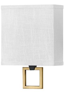lot 3621 image: Link 1 Lightwall Mount Black Sconce