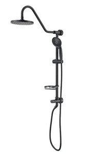 lot 3624 image: Yasinu Rain Shower System 8in Rain Shower Black