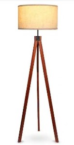 lot 3626 image: Brightech Eden LED Floor Lamp Havana B