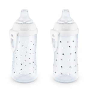 lot 907 image: 2 Nuk Sippy Cups - Silicone Nipples