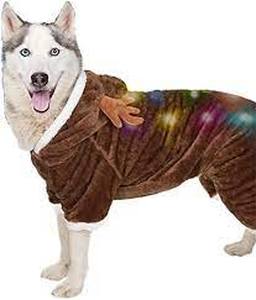 lot 968 image: K9 Casuals Deer Costume for Dogs Size Large