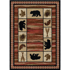 lot 1165 image: Hearthside Collection Vogel Multi Colored Rug, 2 x 4