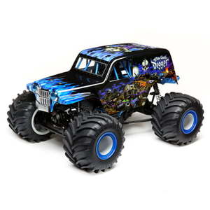 lot 102 image: Losi RC 4 Wheel Drive Solid Axle Monster Truck (Retails $649)  (See Description)