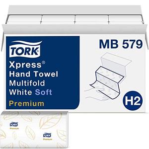 lot 58421 image: Tork Xpress Soft Multifold Hand Towel, White