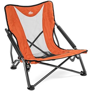 lot 58425 image: Cascade Mountain Tech Low Profile Folding Camping Chair with Carry Bag