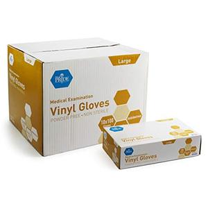 lot 58446 image: Medpride Medical Vinyl Examination Gloves (1000ct)