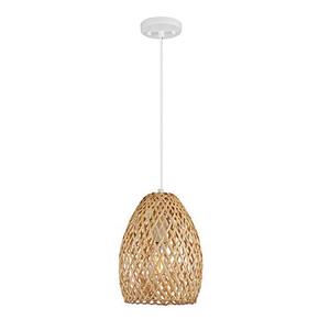 lot 58454 image: Globe Electric Rio Pendant, Light Twine