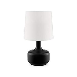 lot 58466 image: OK Lighting Cheru Table Touch Lamps, Black  (10 L x 10 W x 17 H)