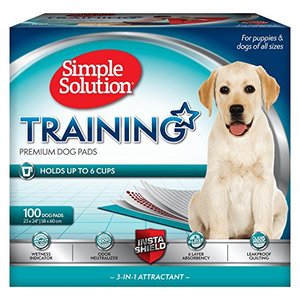 lot 58472 image: Simple Solution Training Puppy Pads  (23 x 24 Inches)  (100ct)