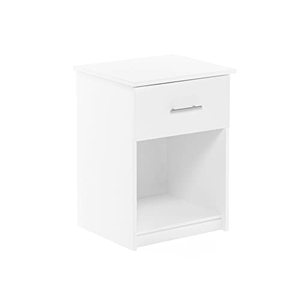 lot 58474 image: Furinno Tidur Nightstand, Solid White