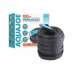 lot 59450 image: Aqua Joe FiberJacket Non-Expanding Kink-Free Hose  (100-Foot x 58-Inch)