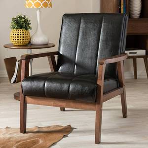 lot 59477 image: Baxton Studio Nikko Lounge Chair, Black