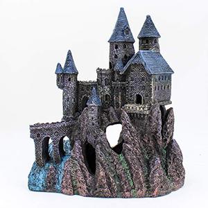 lot 59484 image: Penn-Plax Hand Painted Castle Aquarium Decoration  (14.5)