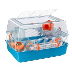 lot 59486 image: Ferplast Duna Fun Multi-Tier Hamster Cage   (21.65L x 18.5W x 14.76H)